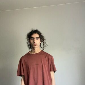 Men's Burgundy Maison Margiela T-Shirt